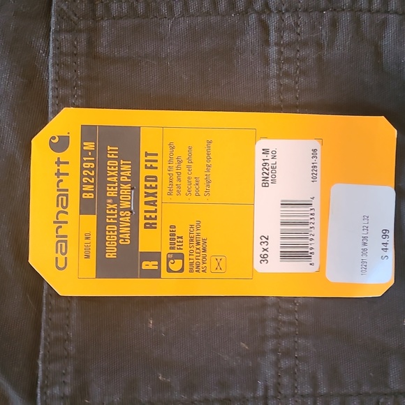 Nwt Carhartt Canvas work pants - Picture 2 of 4